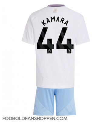 Aston Villa Boubacar Kamara #44 Udebanetrøje Børn 2024-25 Kortærmet (+ Korte bukser)